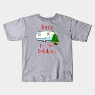 RV Home For The Holidays Kids T-Shirt